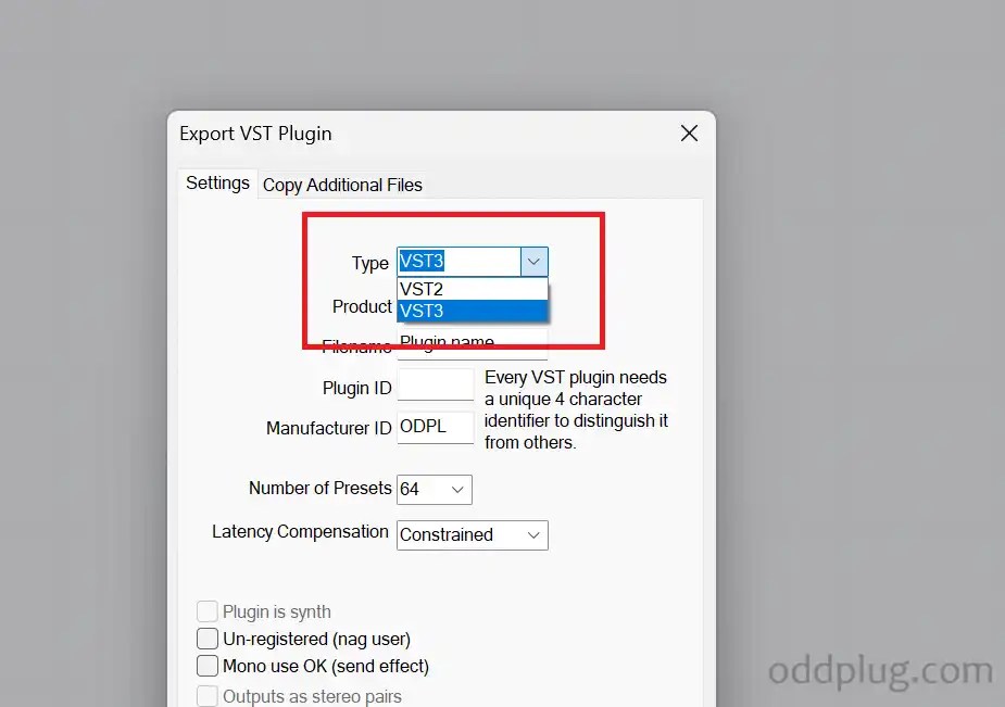 Exporting SynthEdit plugin as VST3