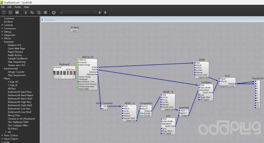 SynthEdit workflow