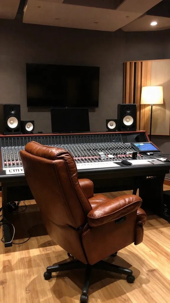 Leather Swivel Recliner
