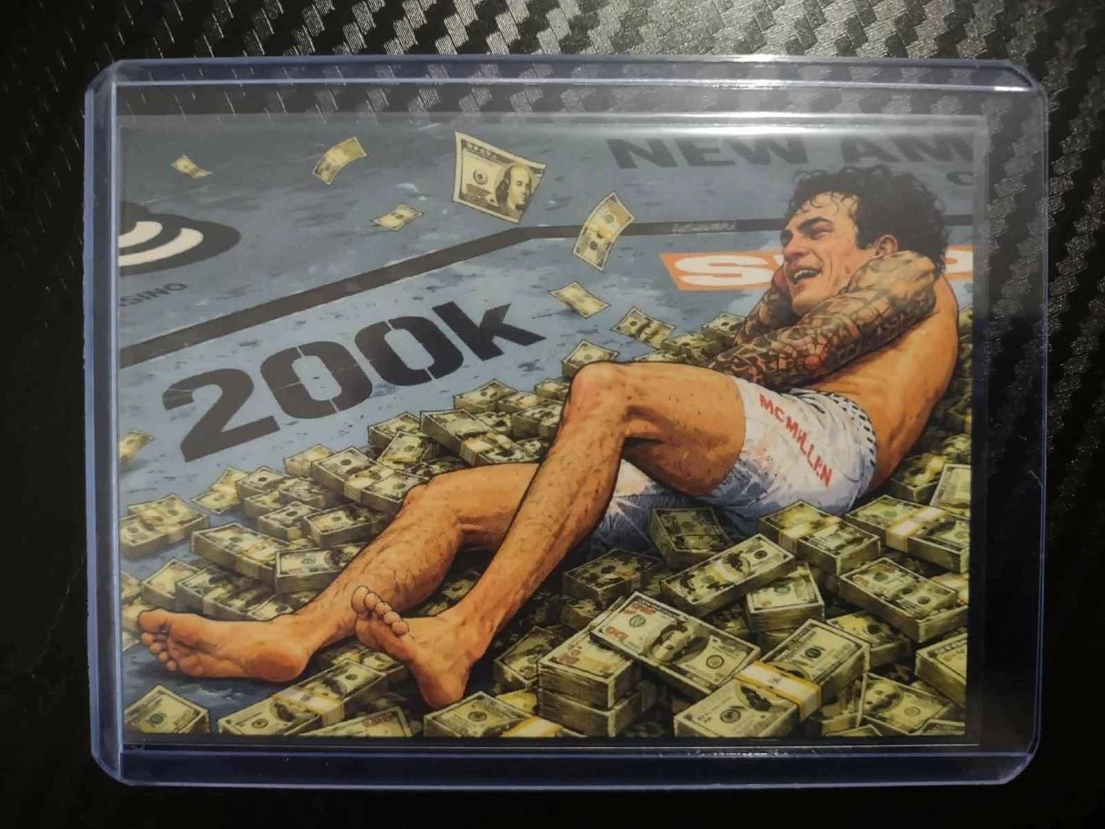 Tommy McMillen "$200K Gunz" Custom Card (UFC)