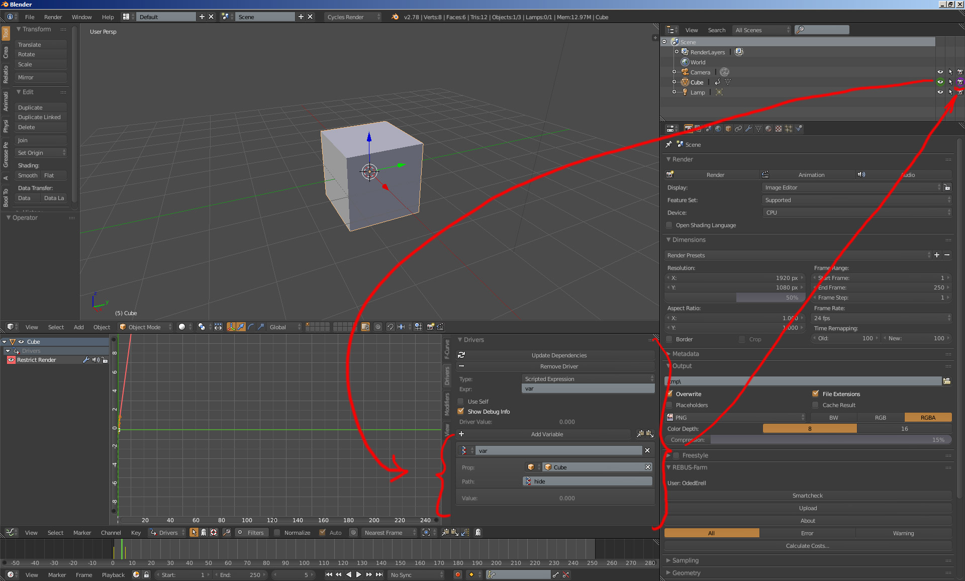 Animating visibility in Blender Oded Maoz Erell's CG Log