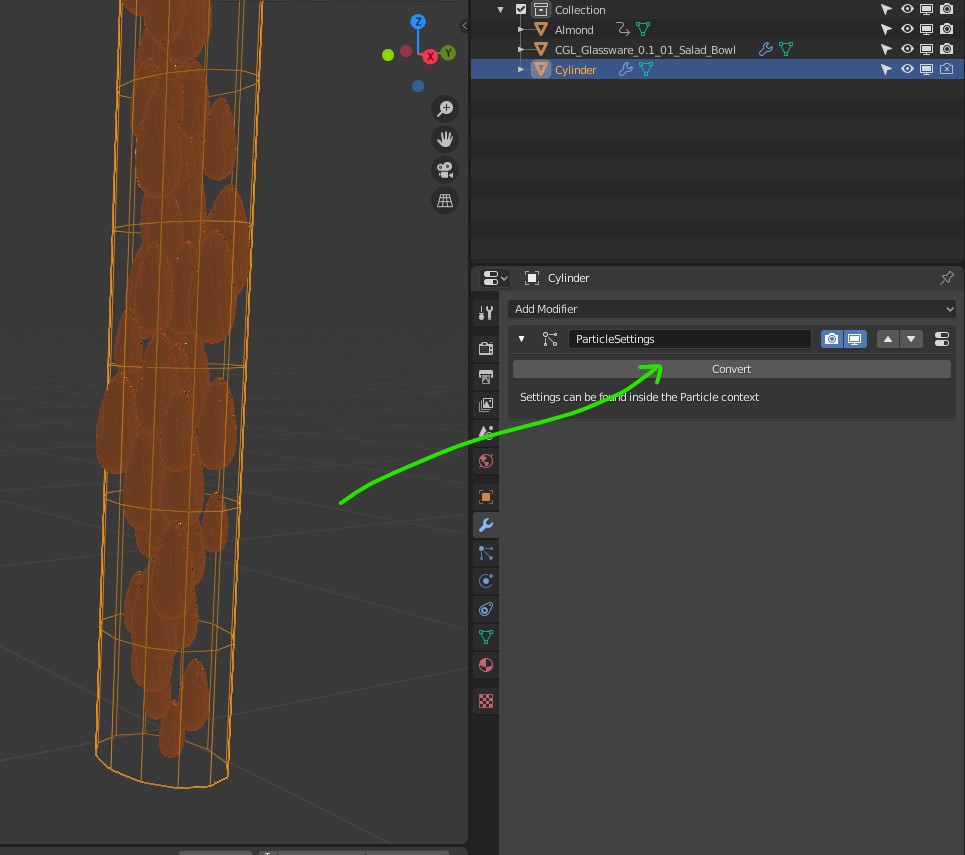 Convert Particles To Mesh In Blender Oded Erell S Cg Log