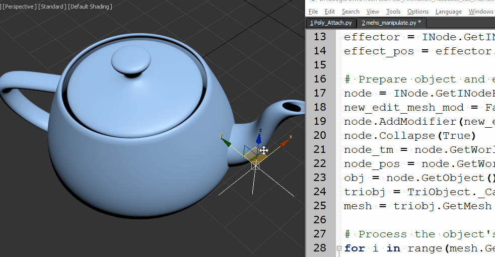 Python for 3ds max – Mesh manipulation – Oded Maoz Erell's CG Log