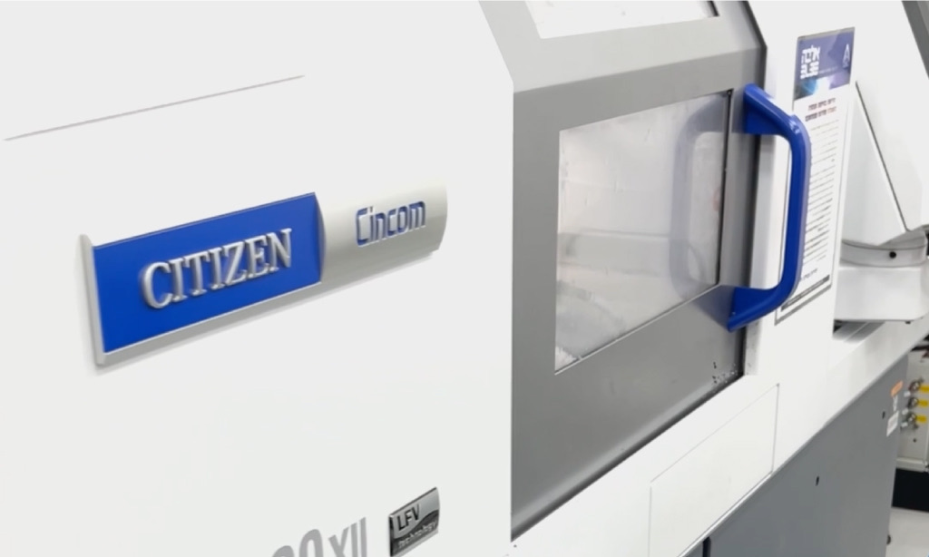 Citizen CNC machine is used in the machining manufacturing process