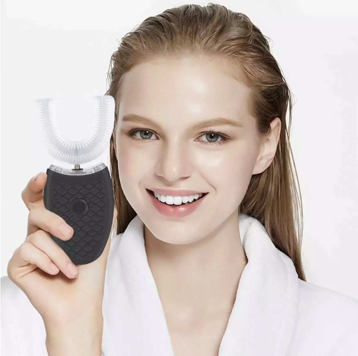 What is a u-shaped electric toothbrush?