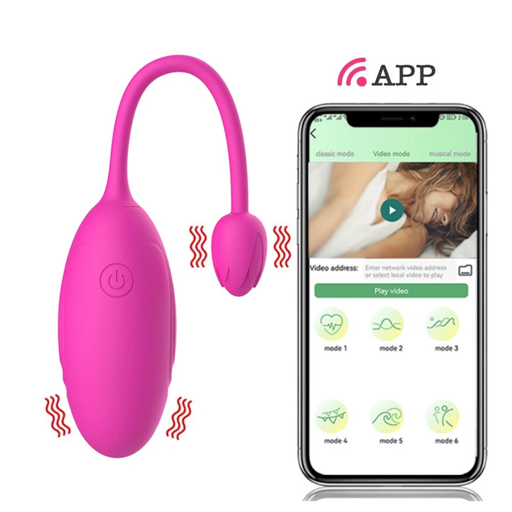 Oeuf vibrant connecte smartphone