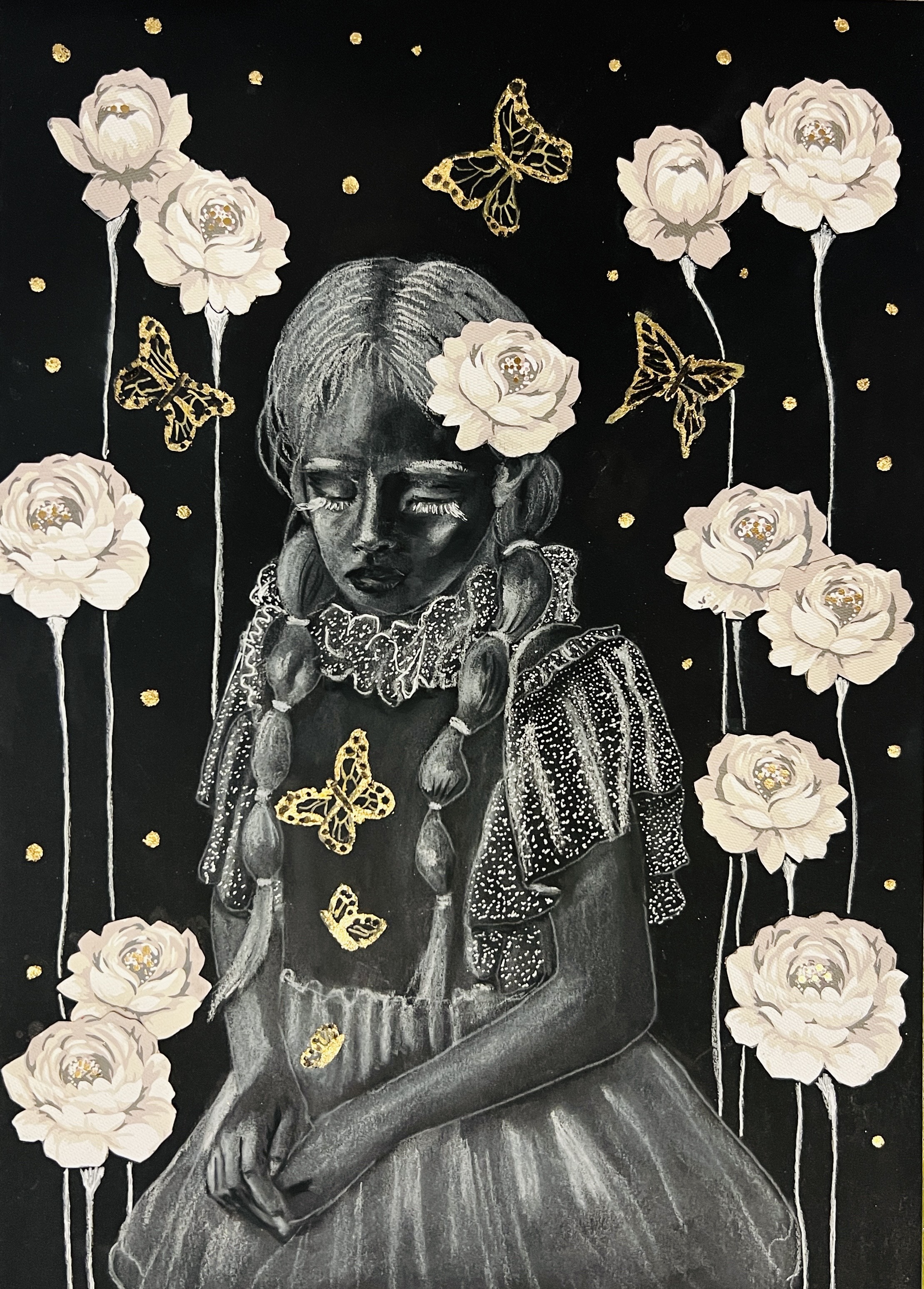 🔴SOLD Golden Butterflies