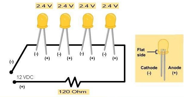 Cara Mudah Menghitung Resistor Untuk Lampu Led Andalan Elektro Menghitung Nilai Resistor untuk LED LED Light Emitting Diode adalah jenis Dioda yang dapat memancarkan cahaya saat dialiri arus listrik.