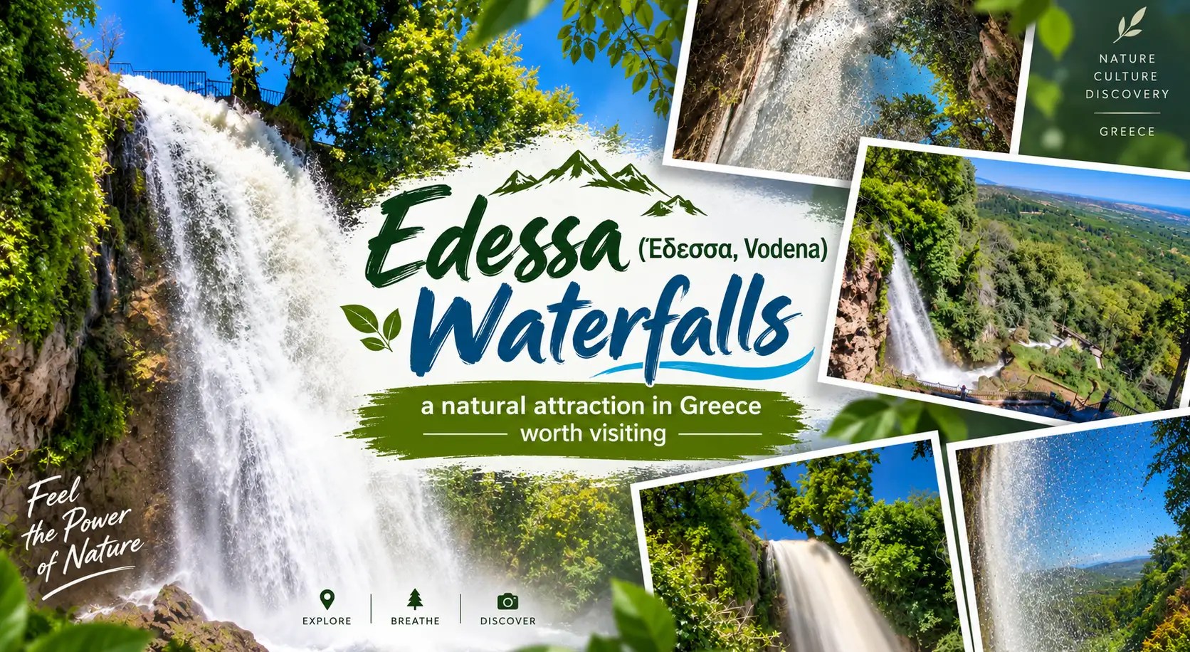Edessa Waterfalls – a natural attraction in Greece worth visiting