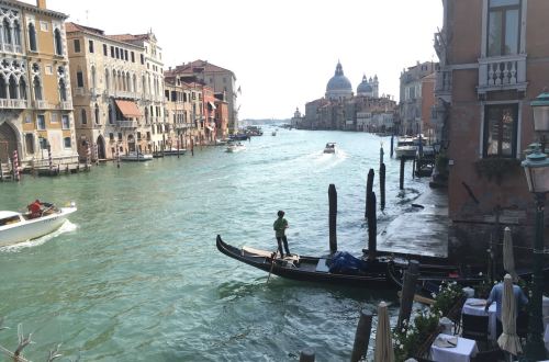 View of Grand Canal in Venice