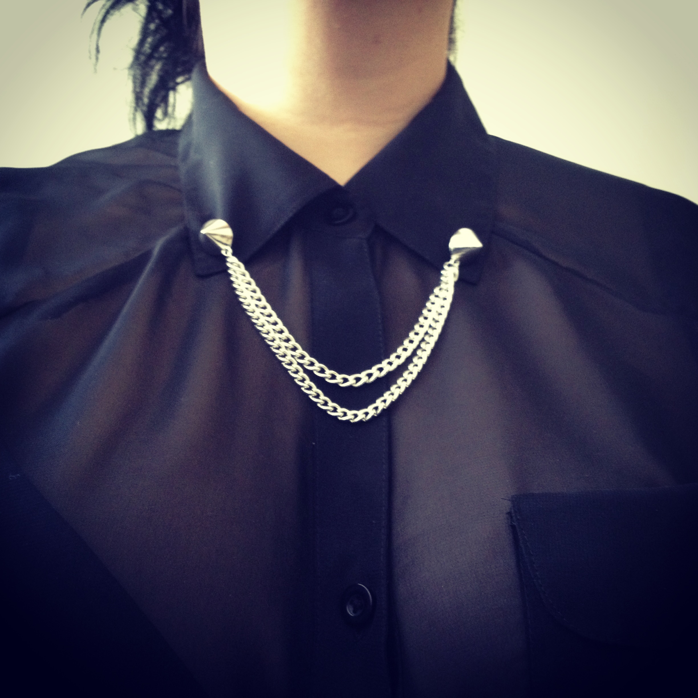 spiked chain collar