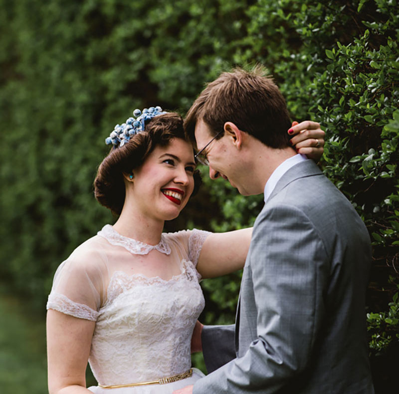 1950s inspired wedding
