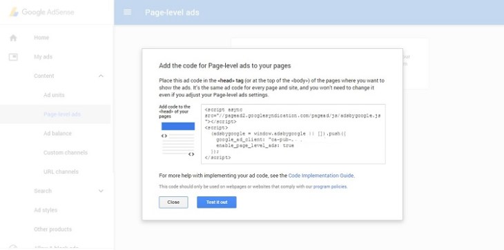 How to setup Google AdSense QuickStart ads for WordPress website