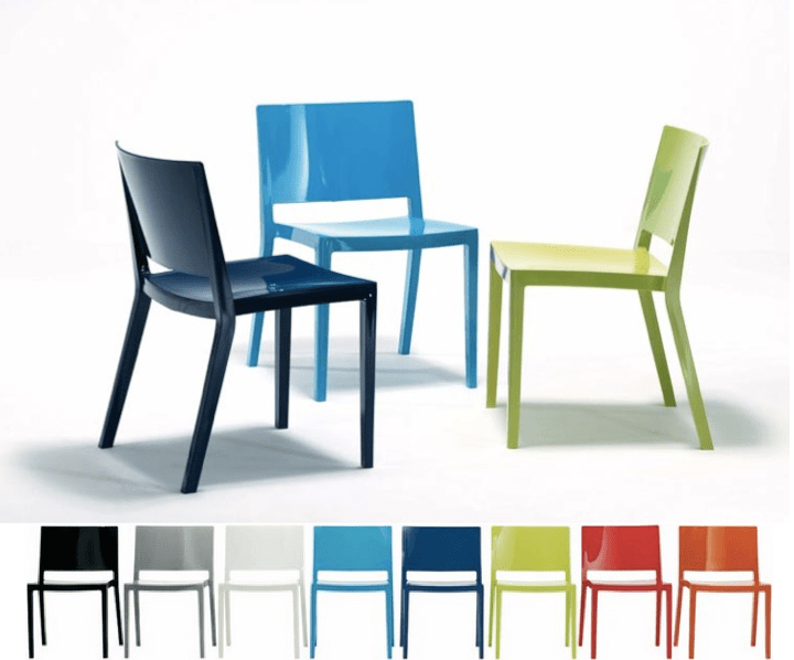 rainbow dining chairs