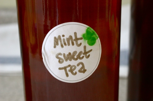 mint sweet tea