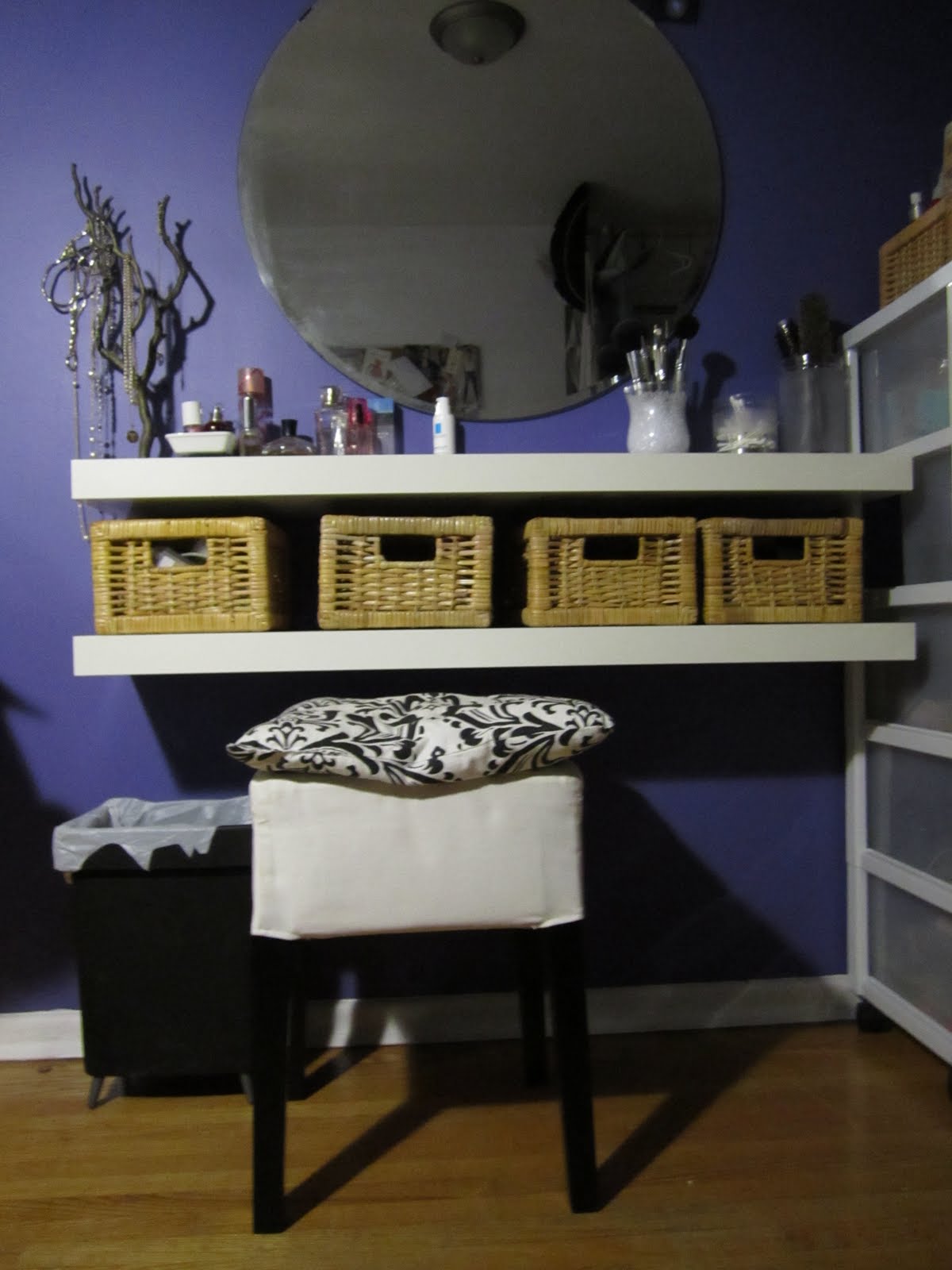 ikea hack dressing table