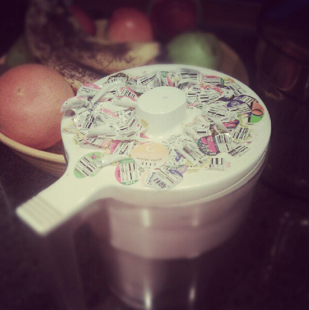 fruit sticker collection