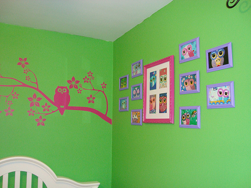 A pink & green owl nursery, cacti strapped to a wall in France, and an ...