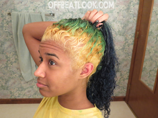 How I Dyed My Hair Teal To Blue Ombre Offbeat Look