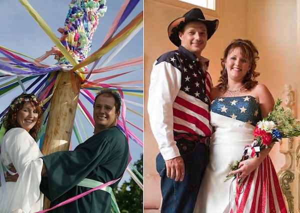 Amber's two weddings  one pagan handfasting, one all-American BBQ   Offbeat Wed (was Offbeat Bride)