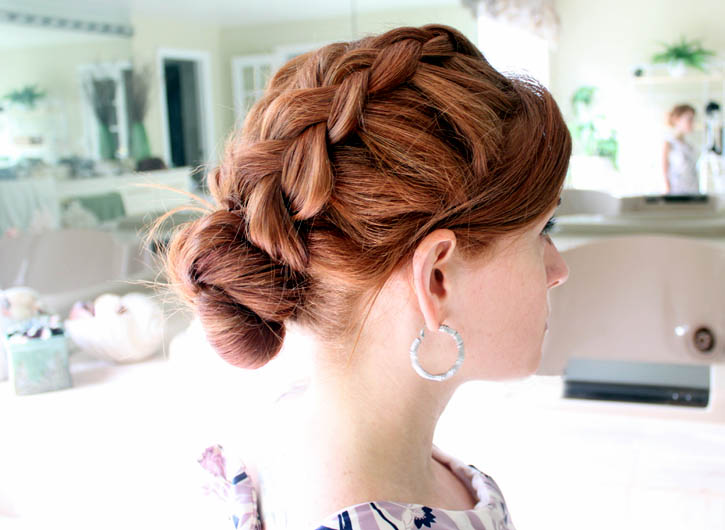 braided bridal hair tutorial