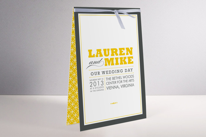 unique wedding programs from minted