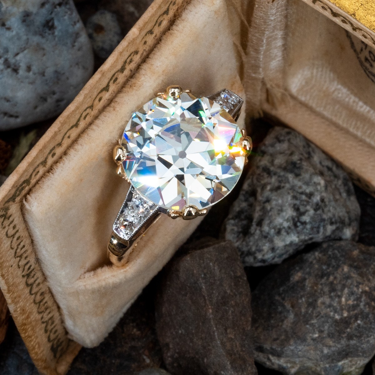 Old European Cut Diamond Ring