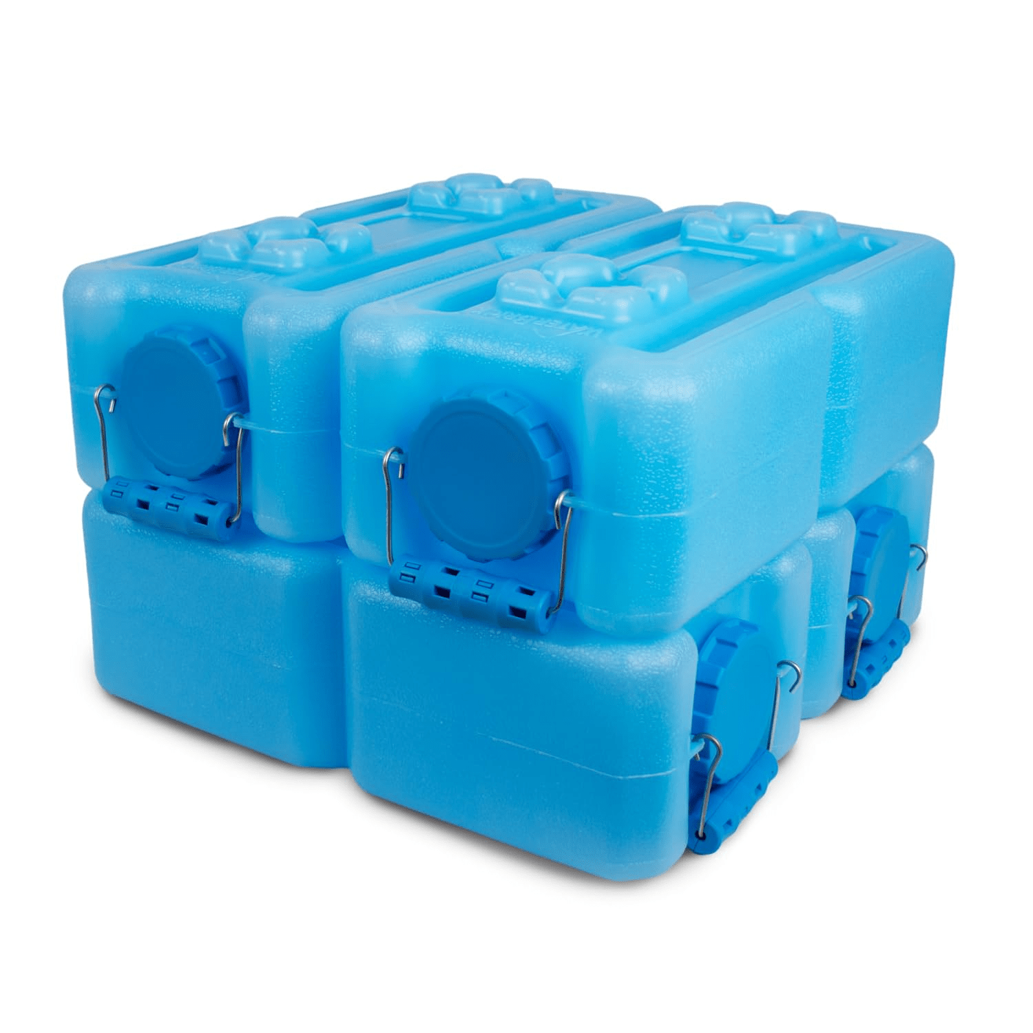 Blue WaterBrick 3.5-gallon stackable emergency water storage container