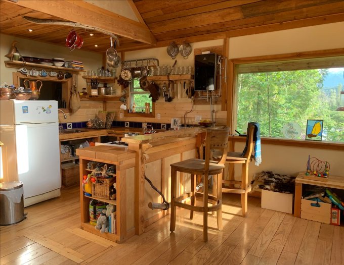 Off Grid Cabin Inside Off Grid Path - Amazing Retina Gradient Arts | Free Download