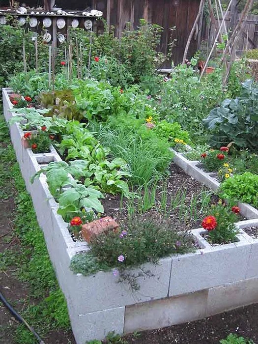 I have an old pickup truck that i use for gardening and hauling stuff. 12 Amazing Cinder Block Raised Garden Beds Off Grid World