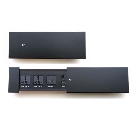 Hidden Slide Cover Desktop “Socket Box” - for Office Desk Dubai