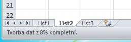 Status bar - VBA Excel | Školení konzultace