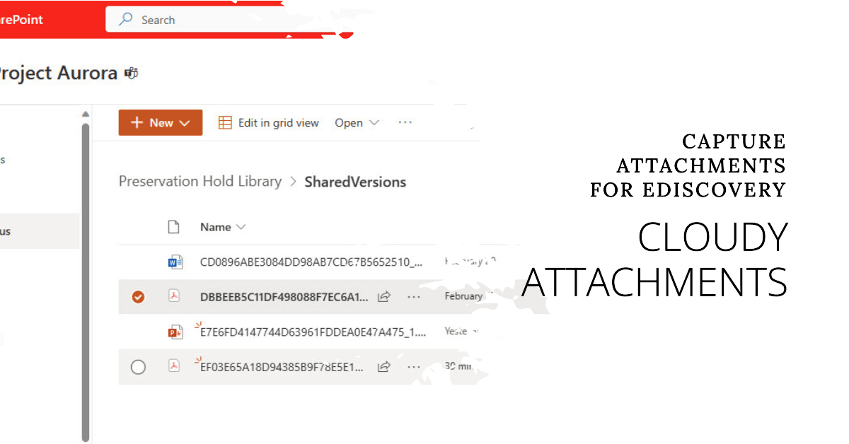 How the Auto-label Policy for Cloudy Attachments Works