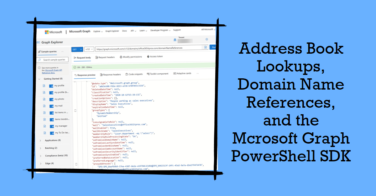 Exchange Online Optimizes Online Address Book Lookups