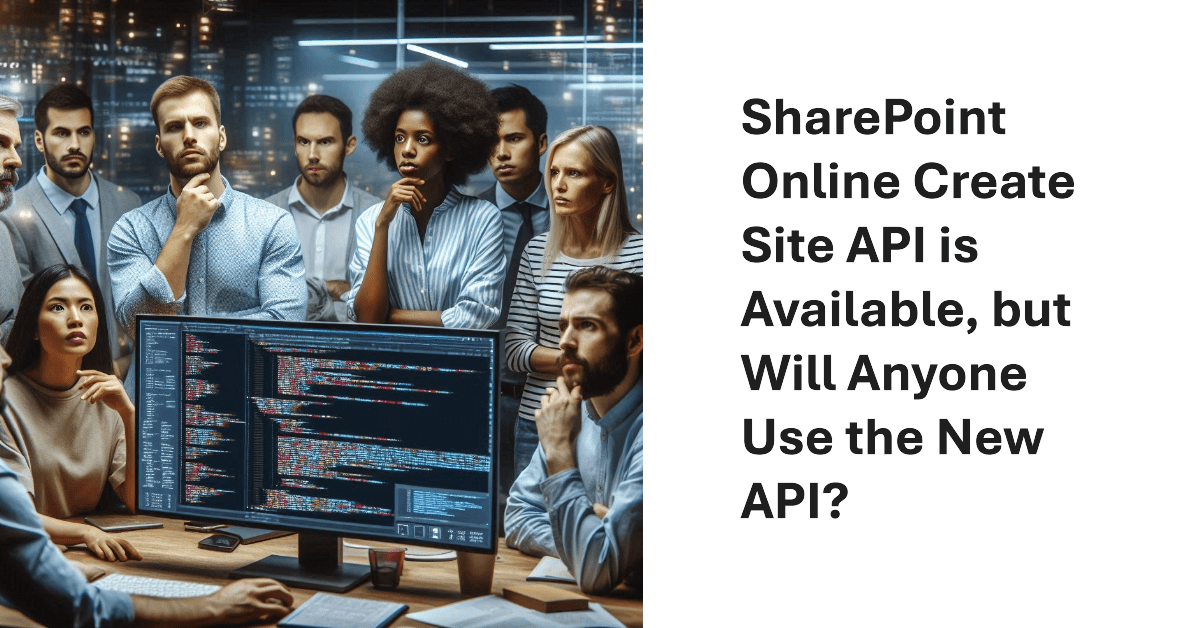 How to Create SharePoint Sites with the Graph API