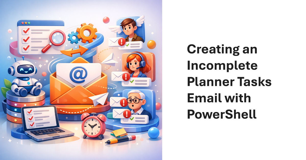 Creating a Planner Weekly Notification Email for Incomplete Tasks