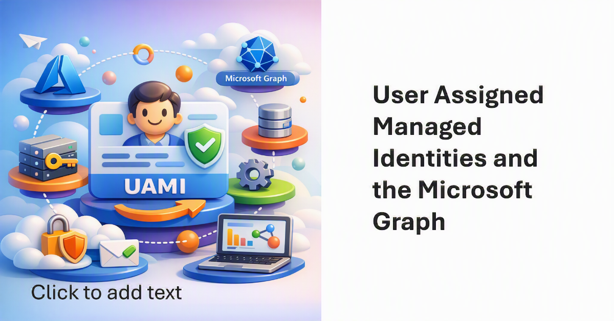 User assigned managed identity and the Microsoft Graph.