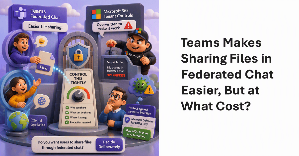Teams Enables Easier File Sharing in Federated Chat