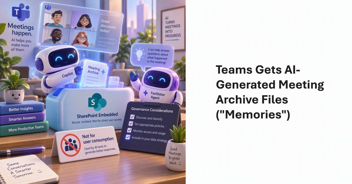 Teams Meetings Get AI Memories for Copilot