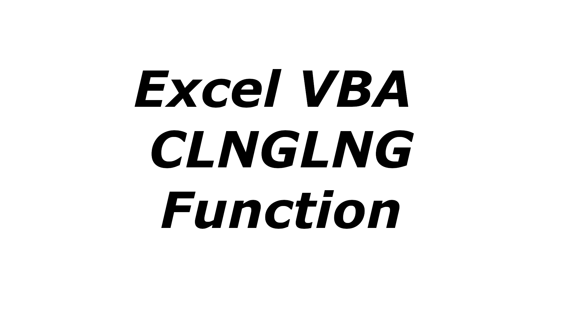 CLngLng VBA function How to convert data to LongLong type