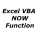 Now VBA function - System time in VBA Excel