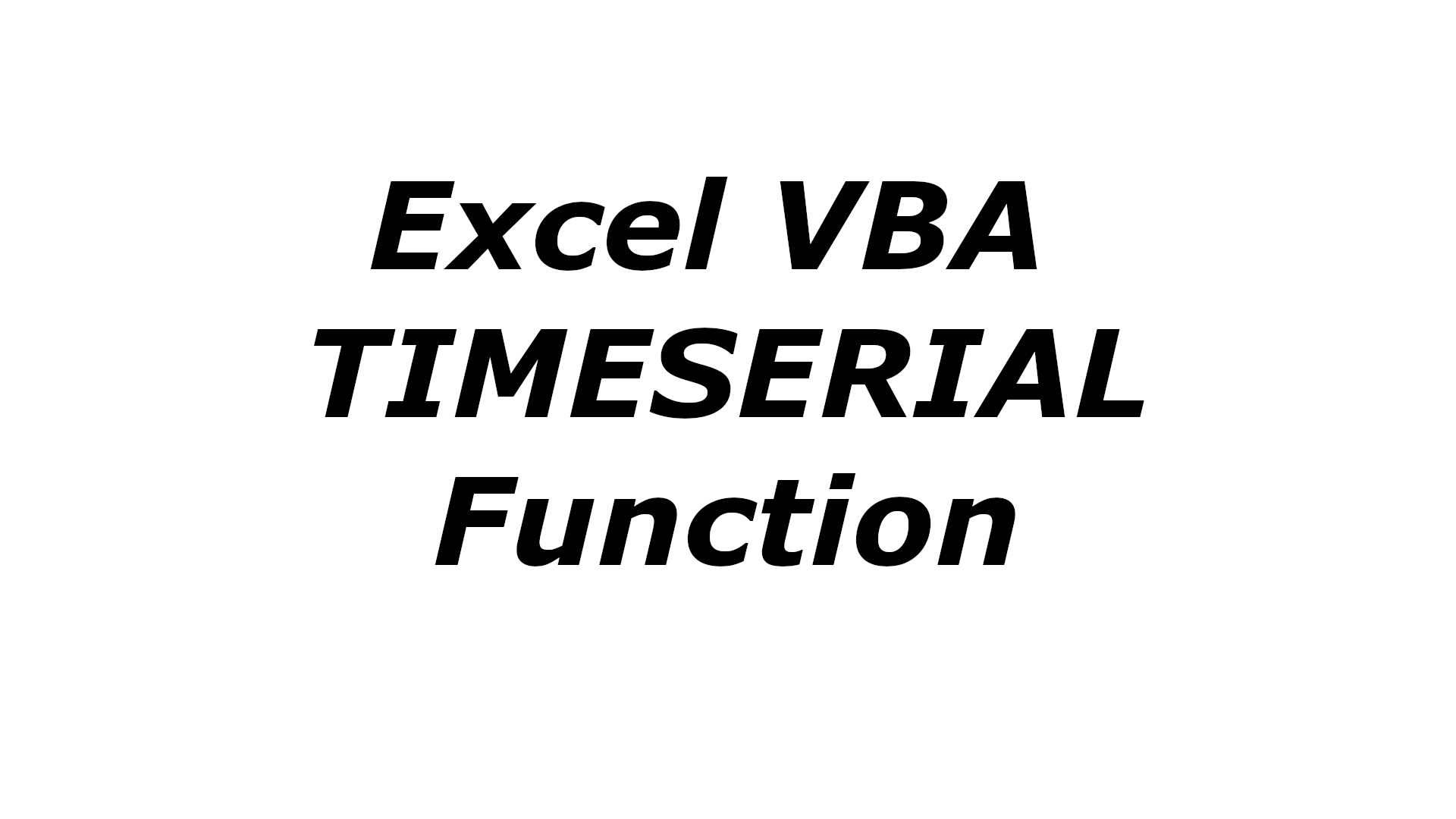 TimeSerial VBA function How to create time from parts