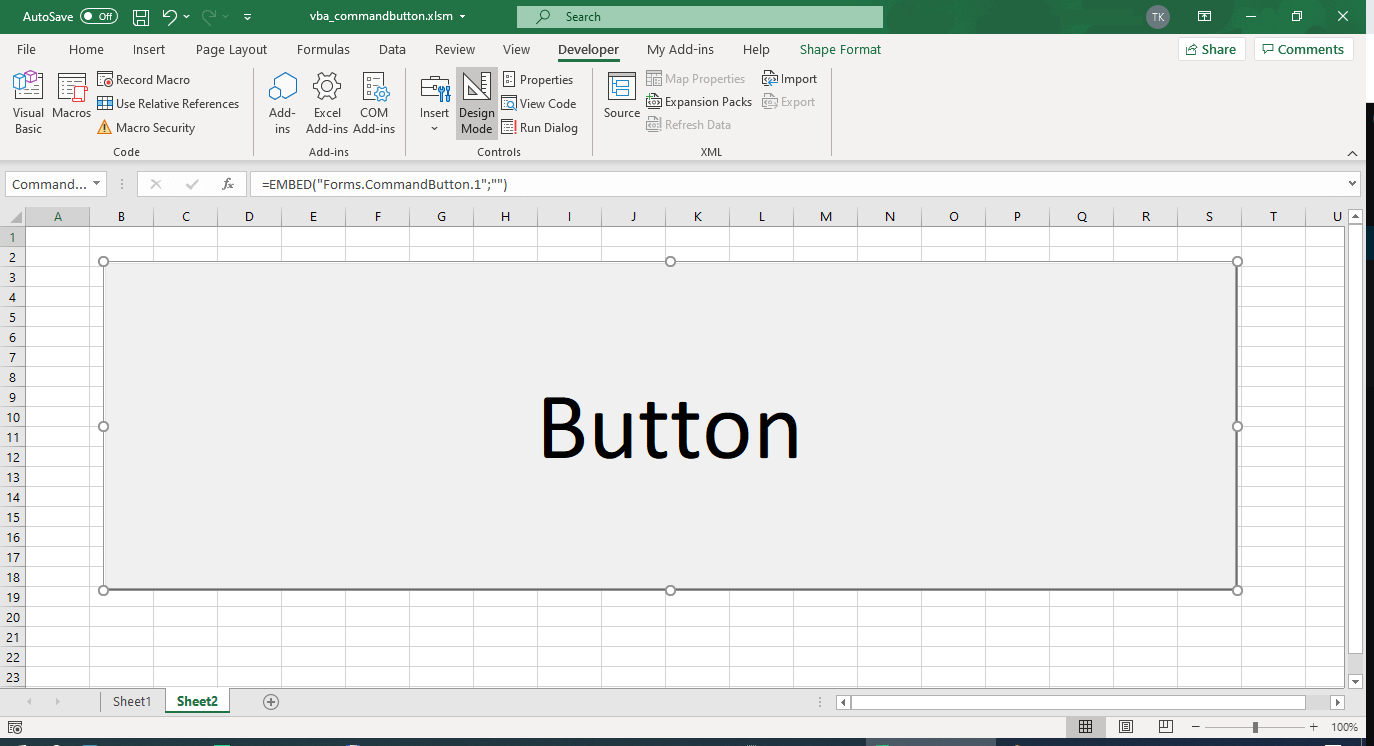 Command Button Activex ActiveX controls - TextBox in Excel VBA - OfficeInside.Org