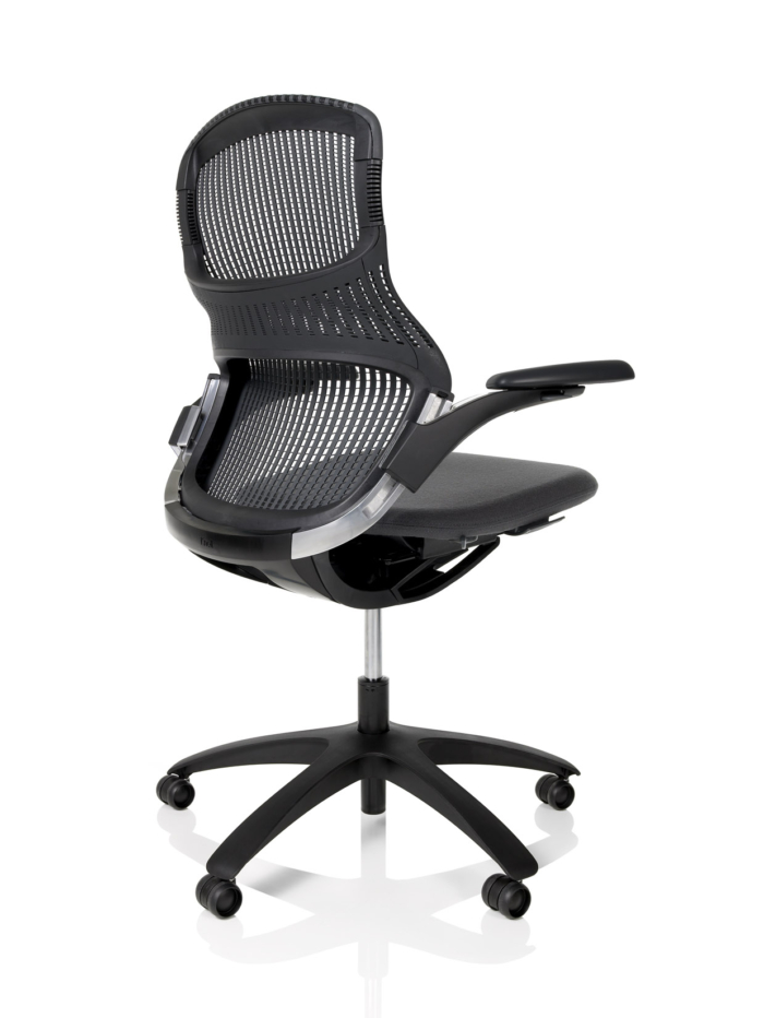 The legs, the seat and the trunk. Knoll Generation Chair Office Snapshots