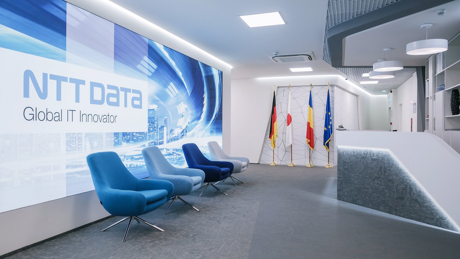 Shop best buy for projector screens. NTT Data Offices - Cluj-Napoca - Office Snapshots