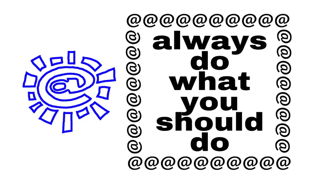 Always ADWYSD Court Blue/Orange Shorts - Always Do What You Should Do