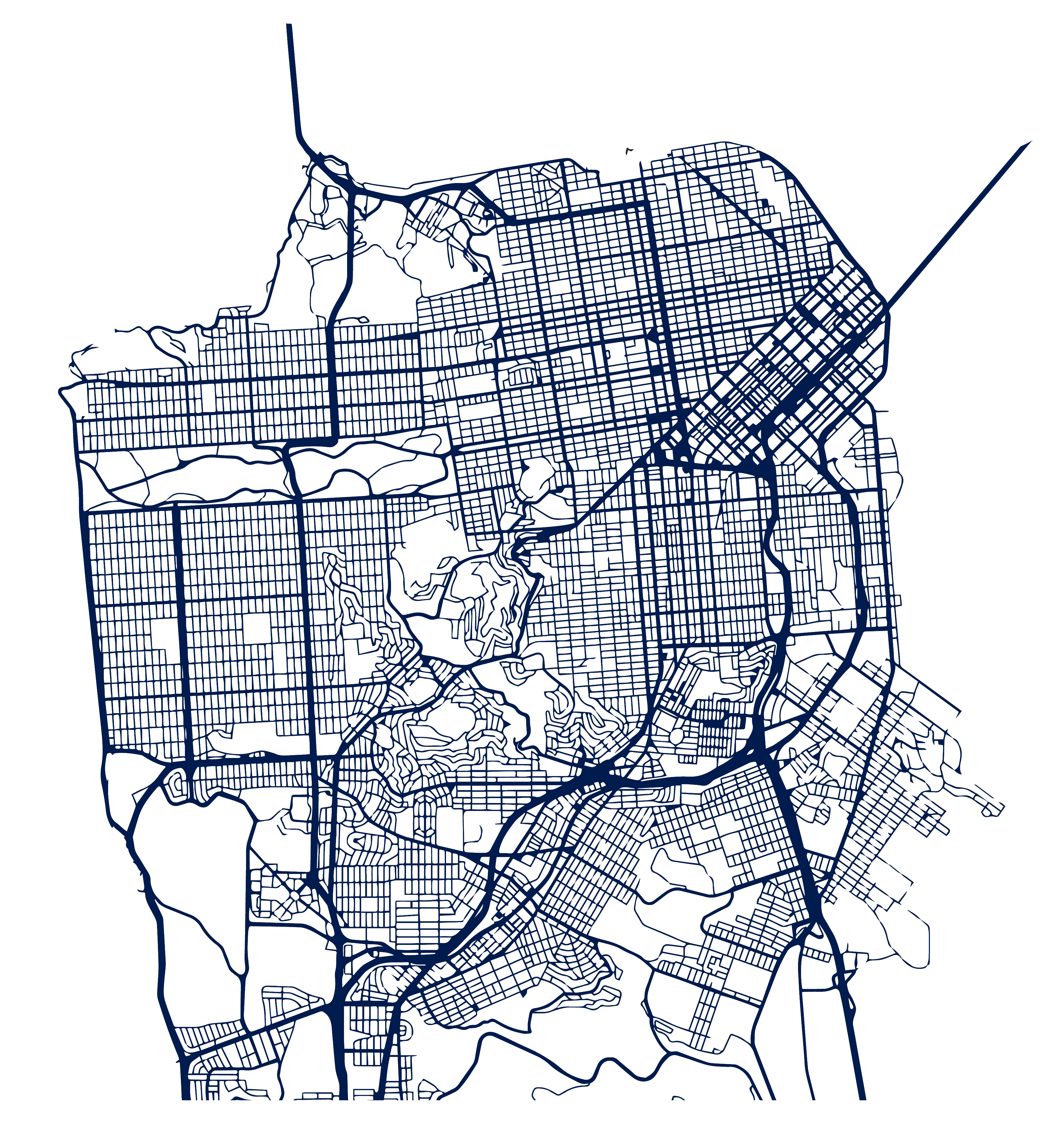 map of San Francisco