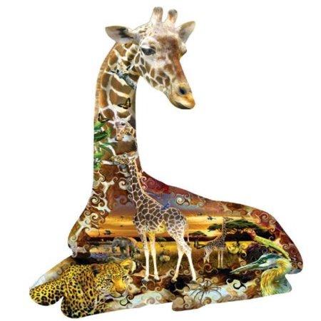African Spots - 700-Piece Shaped Jigsaw Puzzle