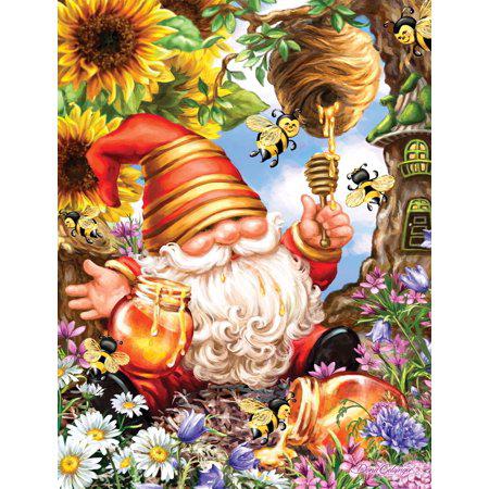 Springbok Gnome Worries Bee Happy Jigsaw Puzzle