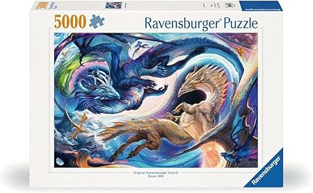 Dragons Day and Night 5000 Pc Puzzle